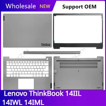 Новый Оригинальный Для ноутбука Lenovo ThinkBook 14IIL 14IWL 14IML ЖК-дисплей задняя крышка Передняя рамка Петли Подставка для рук Нижний корпус A B C D Оболочка