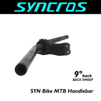 9 ° Syncros Матовый Полностью Из Углеродного волокна Fraser SL MTB Аксессуары Для Велосипедов Зажим для руля горного велосипеда 31,8 мм * 660/680/700/720/740 мм