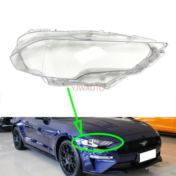 Объектив фары для Ford Mustang 2018 2019, крышка фары, автомобильные фары, Замена стекла, Объектив проектора для авто