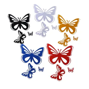 15,2*17 см Красивые Бабочки Модные Виниловые Наклейки Для автомобиля Наклейки Для Укладки Автомобилей F19A