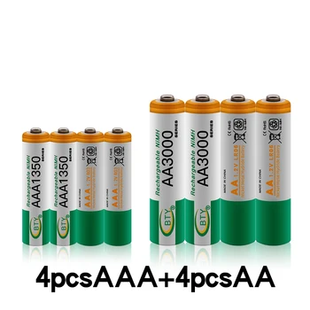 Перезаряжаемая батарея NiMH AAA, 100% В, 1,2 мАч, AA, 1350 мАч, 1,2 мАч, новинка 2 в продаже