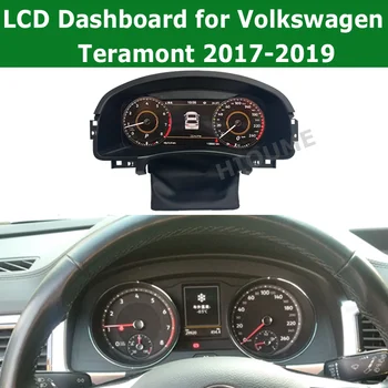 Автомобильный Цифровой ЖК-измерительный прибор 2023Lates Для Volkswagen Teramont 2017-2019 Smart Speedmeters Кластер приборной панели Виртуальная кабина