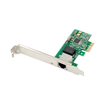 PCIe X1 к однопортовой сетевой карте RJ45 Gigabit Ethernet NIC 1000M PCI-e RJ45 сетевая карта I211AT Чипсет локальной сети