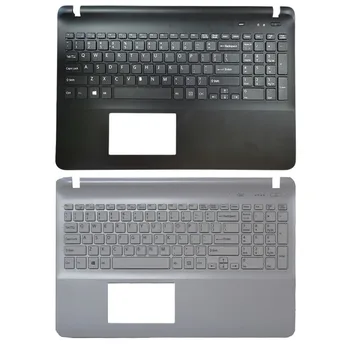 Клавиатура для ноутбука США Sony Vaio SVF15323CXW SVF15214CXB SVF152G6EW SVF1532DCYW SVF15414CXW черная/белая верхняя крышка подставки для рук