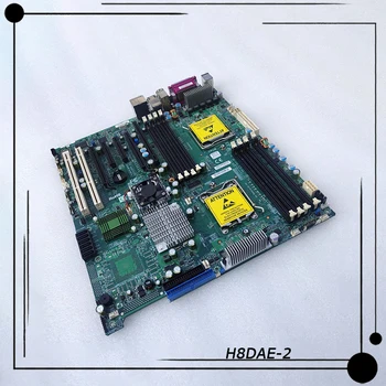 Оригинал H8DAE-2 Для двухпозиционной материнской платы Supermicro Opteron 1207-pin Высокопроизводительной SLI игровой рабочей станции DDR2 Perfect Test