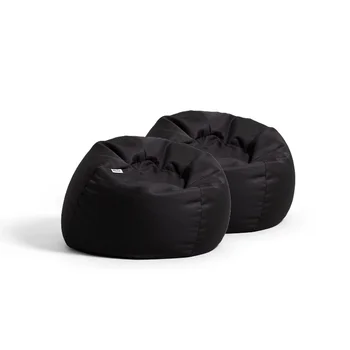 Кресло-мешок в горошек, 2 упаковки, детское, 2 фута, черное кресло для спальни