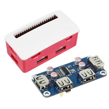 E9LB USB-концентратор HAT Плата расширения Стартер для RPI 0 Raspberry 2 WH 3A 3B