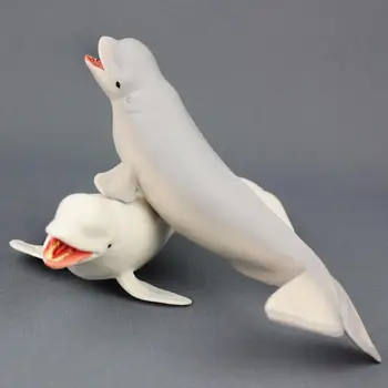 Прямая поставка! Белуха, Океанское животное, ПВХ Модель, развивающая игрушка, подарок для детей