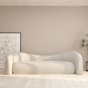 Роскошный Скандинавский диван для гостиной, Длинные Уютные ленивые бархатные диваны для гостиной, диваны для гостиной, диваны для спальни, предметы интерьера El Hogar