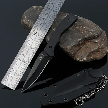 Mengoing Открытый Нож с фиксированным лезвием Из стали 440A для Выживания С ножнами из ABS