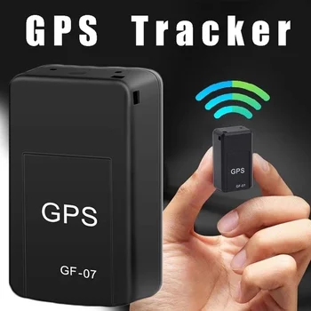 Автомобильный мини-трекер GF-07 с GPS отслеживанием в режиме реального времени, Противоугонный локатор с защитой от потери, сильное магнитное крепление, устройство для определения местоположения SIM-карты