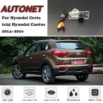 Резервная камера заднего вида AUTONET HD Ночного видения Для Hyundai Creta ix25 Hyundai Cantus 2014 ~ 2019/камера номерного знака или кронштейн