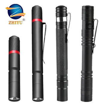 ZHIYU Мини светодиодный фонарик XPE, портативная ручка, водонепроницаемый фонарь, Кемпинг, Аварийный фонарь для прогулок на открытом воздухе, Брелок, фонарик