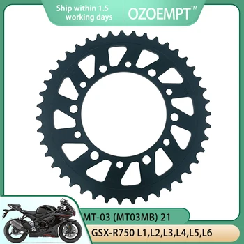 OZOEMPT 520-43 T Задняя звездочка мотоцикла Применяется к GSX-R750 L1, L2, L3, L4, L5, L6 MT-25 YZF-R25   MT-03 (MTN320-A), (MT03MB) 