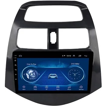 Android 10 Радио 9-дюймовый сенсорный радиоприемник для Chevrolet Spark 2010-2014 Поддерживает Bluetooth DVD WiFi
