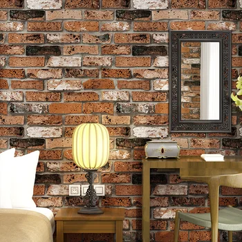 beibehang stone brick 3D рулон обоев современные винтажные обои ПВХ виниловое настенное покрытие для спальни, гостиной, ТВ-фона