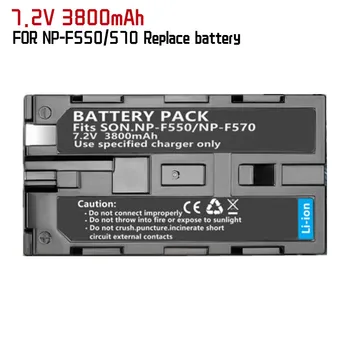 Akku NP-F550/570 3800mAh batterie für Sony CyberShot D serie DSC-D700 Digital 8.DCRDCR-SC.tr7000-DCR-TRV103