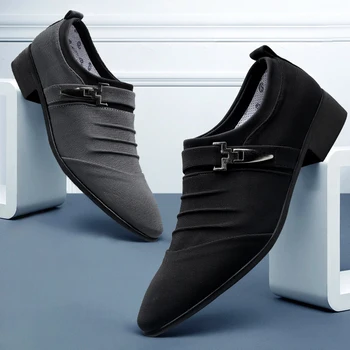 Мужская Обувь 2022 года, Весенняя Новая Модная Универсальная Парусиновая обувь, Мужская Дышащая Обувь Большого Размера, Повседневная деловая обувь, zapatos hombre