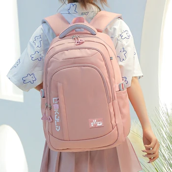 Детские школьные сумки для девочек-подростков, Детский ранец, Начальный Водонепроницаемый Школьный рюкзак, Школьный ранец