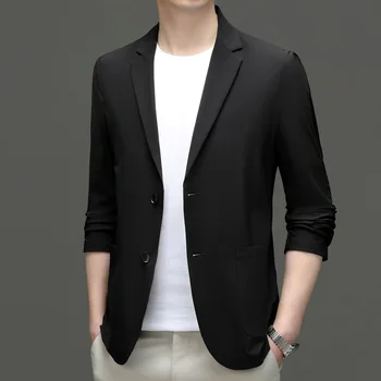 5636-мужская новая корейская модная профессиональная куртка для делового отдыха, костюм в роскошном стиле