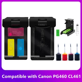 Восстановленный чернильный картридж Canon PG 460 CL 461 pg-460 cl-461 многоразового использования 460XL 461XL PG460 CL461 Pixma TS5340 TS7440 для принтера