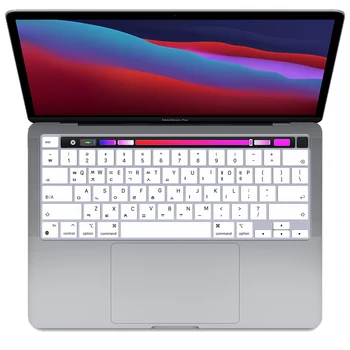 SDYIGOE Корейский Чехол для клавиатуры MacBook Pro13 дюймов 2020 M1 A2289A2338A2141 Pro16 с Защитной пленкой Touch Bar Keyboard Skin