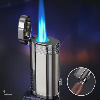 Новый воспламенитель высокой огнестойкости с бриллиантом для сигар и газовой зажигалкой, подарочный набор для курения