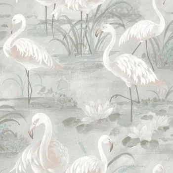 Обои Everglades Grey Flamingos Быстрая доставка
