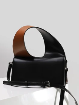 Дизайнерская брендовая сумка, осенне-зимняя новая маленькая сумка через плечо, ручная накладная, сумки на плечо для женщин, хит продаж