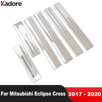 Для Mitsubishi Eclipse Cross 2017 2018 2019 2020 Накладка на порог из нержавеющей стали, Накладка На Педаль, Защитные автомобильные аксессуары