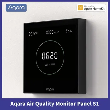 Новая Панель мониторинга качества воздуха Aqara S1 Всенаправленный Мониторинг температуры и влажности воздуха CO2 PM2.5 Для приложения Homekit Aqara Home