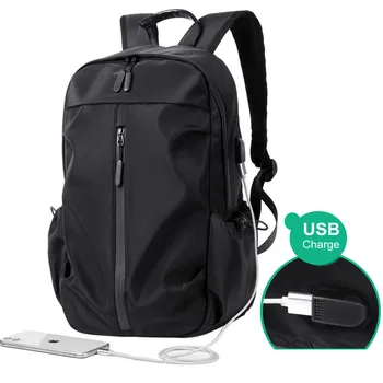 Рюкзак Унисекс Ployester, деловые сумки для путешествий, 15,6-дюймовая компьютерная сумка для ноутбука с USB-портом, сумки для школьников