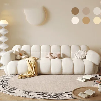 Роскошные дизайнерские диваны для гостиной, мягкие Расслабляющие, Элегантный современный минималистичный диван, мягкие мягкие диваны с переливами, мебель для дома